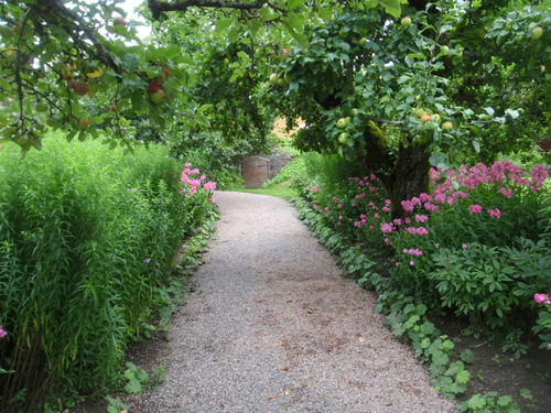 Garden walkway.